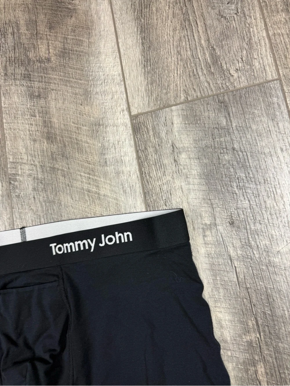 Tommy John Men's Black‎ Boxer Briefs